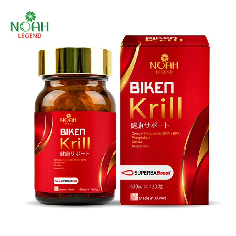 Thực phẩm bảo vệ sức khỏe BIKEN KRILL (Bổ sung Omega-3 nhuyễn thể)