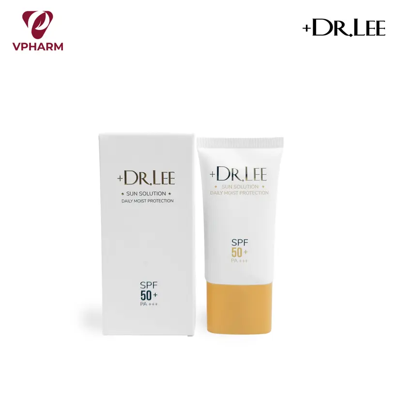 Kem chống nắng Sun Solution Daily Moist Protection +Dr.Lee SPF 50+ và PA+++ dưỡng ẩm & ngăn ngừa lão hoá 45g