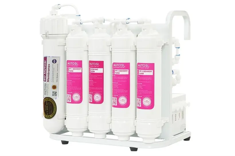 Combo máy chuyển đổi ion kiềm hydrogen Mutosi MD-199H & Máy lọc nước để gầm 11 lõi Mutosi MP-1101