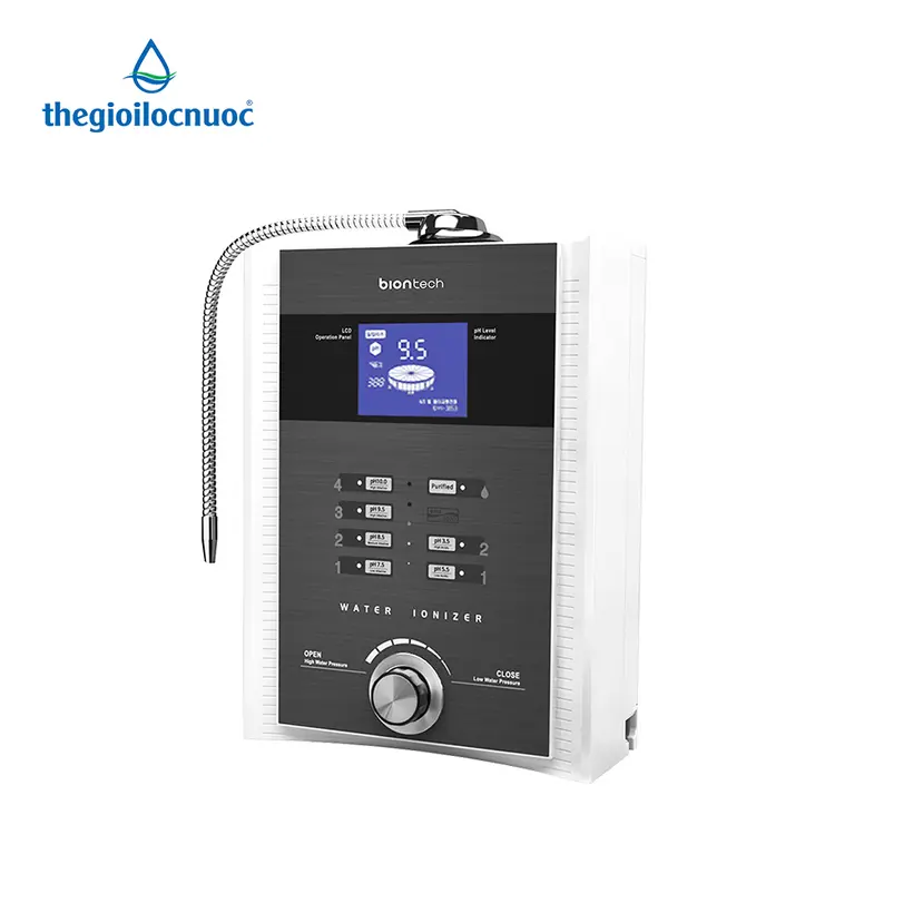 Máy lọc nước công nghệ điện giải ion kiềm dùng trong gia đình, model: BTM-207D, nhãn hiệu Biontech