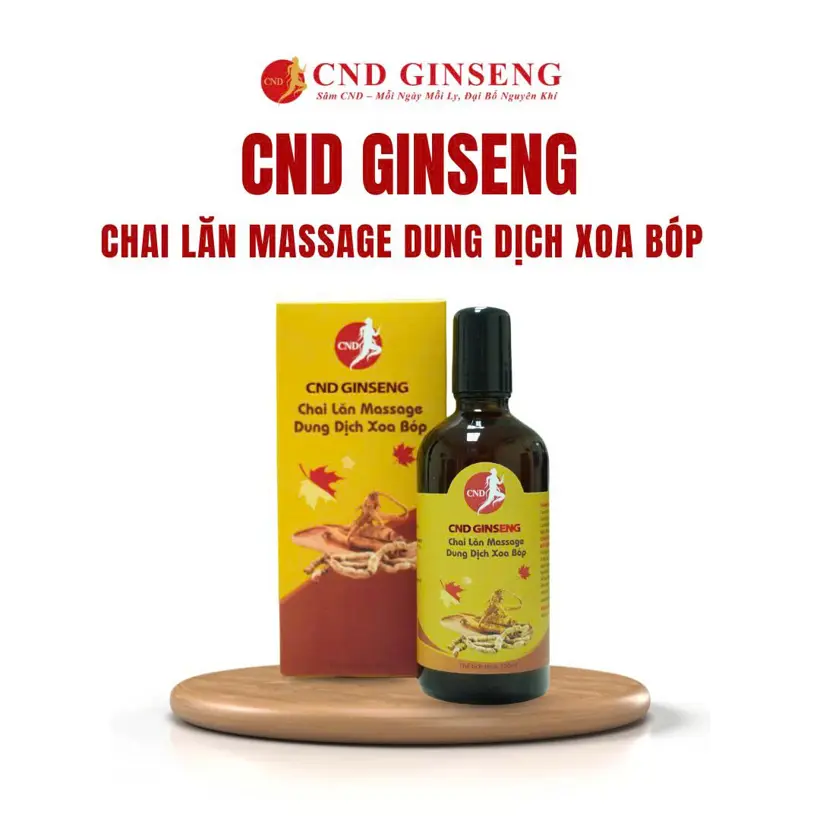 Chai lăn Massage Dung Dịch Xoa Bóp