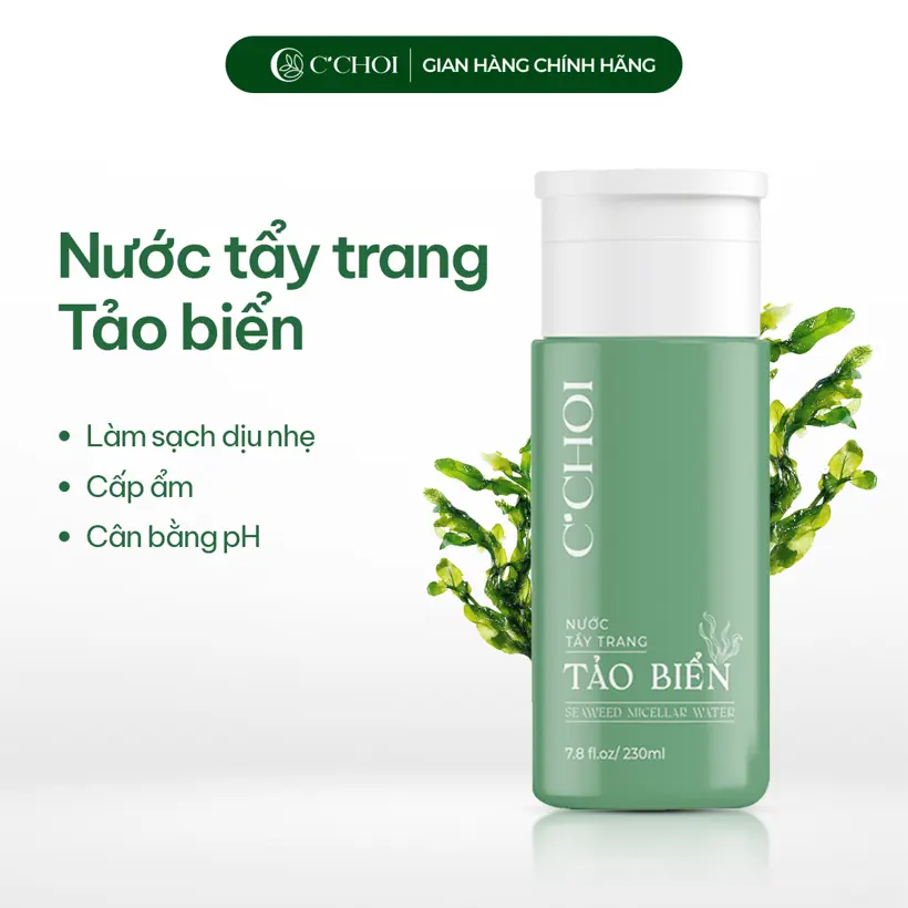 Nước tẩy trang tảo biển C'Choi - Seaweed Micellar Water