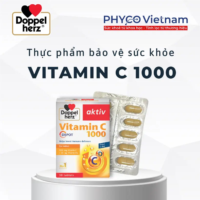 Thực phẩm bảo vệ sức khỏe VITAMIN C 1000